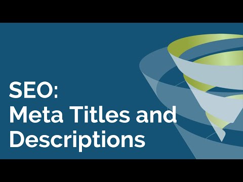 Meta Titles And Descriptions (SEO): T Time With Tillison