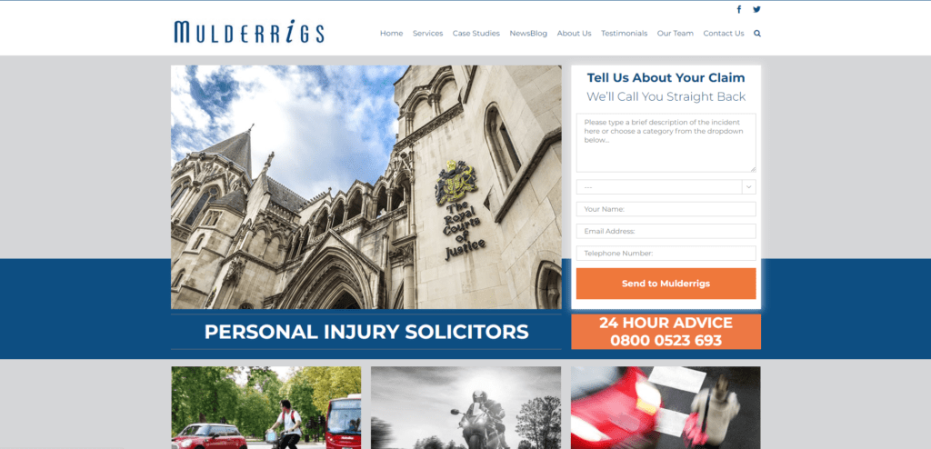 Mulderrigs utilised our digital marketing for law firm services