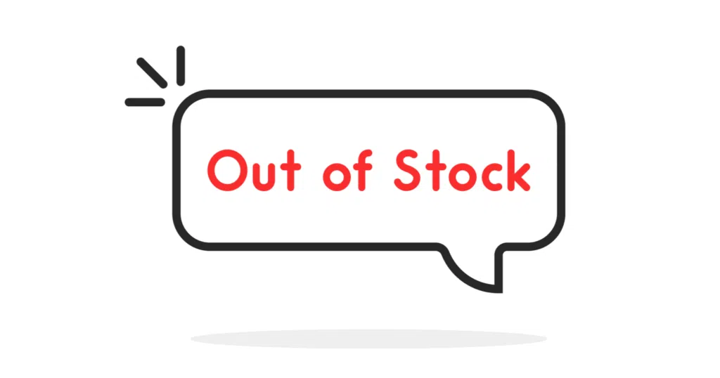 Our of Stock Illustration | Product Unavailable: eCommerce SEO practices