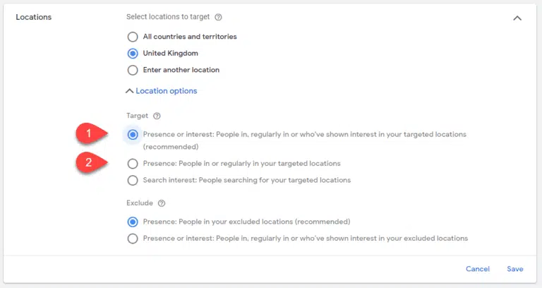 Google Ads Location Targeting for Chiropractors