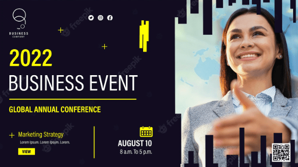 Display Ad for a Business Event