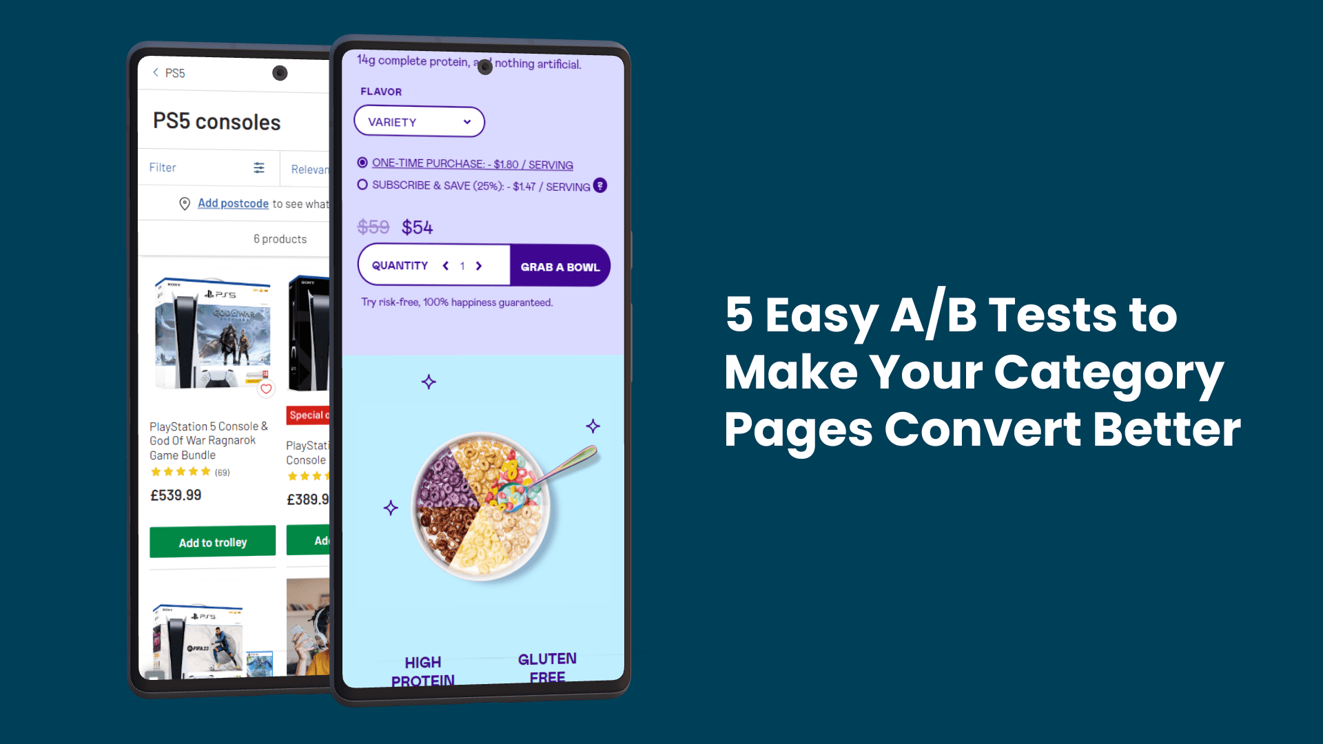 5 Easy A/B Tests to Make Your Category Pages Convert Better
