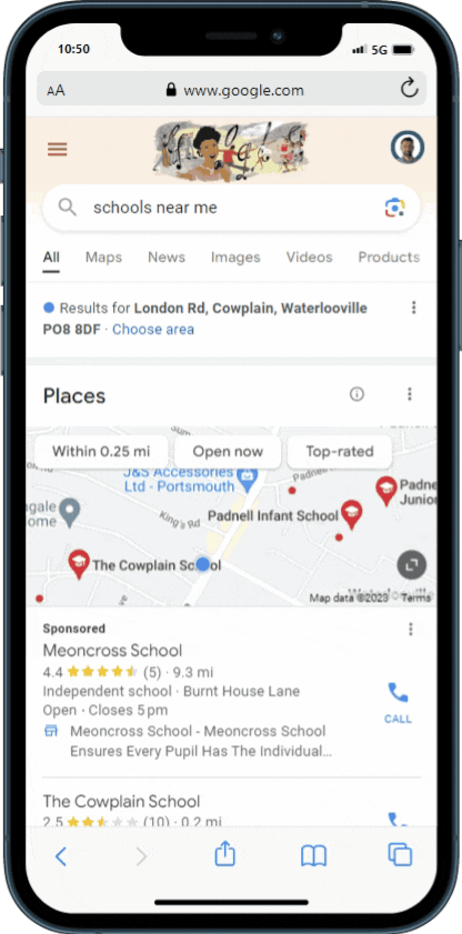 Local SEO for Schools Examples