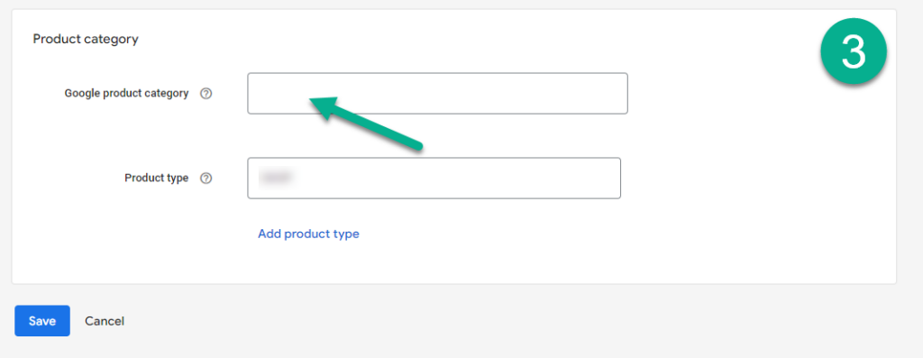 Add or Edit Google Product Category in Google Merchant Centre