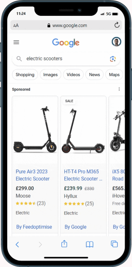Google Ads for Ecommerce GIF