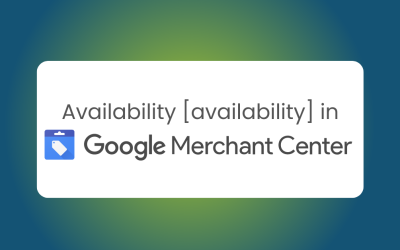 Availability [availability] in Google Merchant Centre